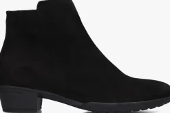 zwarte hartjes enkellaarsjes 172.0197