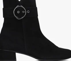 zwarte hassia enkellaarsjes 303095