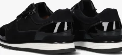 zwarte hassia lage sneakers 302035