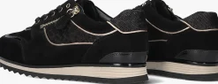 zwarte hassia lage sneakers porto