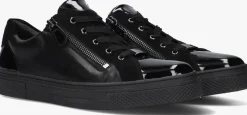 zwarte hassia lage sneakers 301233 led zwart