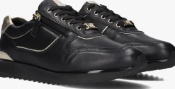 zwarte hassia lage sneakers porto