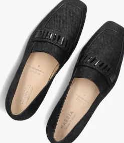 zwarte hassia loafers 300844