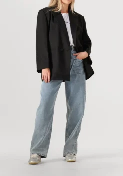 zwarte haute l'amitié blazer premiere oversize triangle blazer