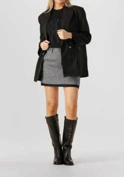 zwarte haute l'amitié blazer premiere oversize triangle blazer