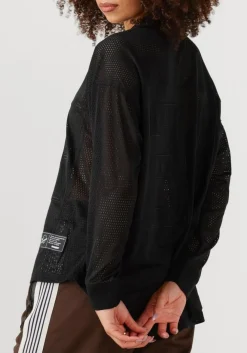 zwarte haute l'amitié tops & t-shirts drift ls sports blouse