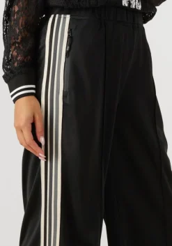 zwarte haute l'amitié wijde broek baggy days track tall pant