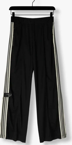 zwarte haute l'amitié wijde broek baggy days track tall pant