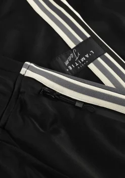 zwarte haute l'amitié wijde broek baggy days track tall pant