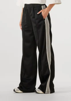 zwarte haute l'amitié wijde broek baggy track tall pants