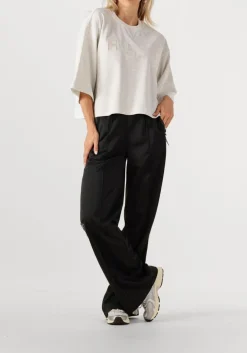 zwarte haute l'amitié wijde broek baggy track tall pants