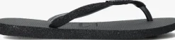 zwarte havaianas teenslippers slim sparkle ii