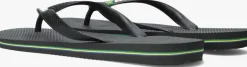 zwarte havaianas teenslippers brasil logo