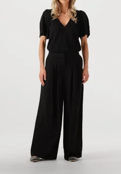 zwarte herskind broeken lotus pants