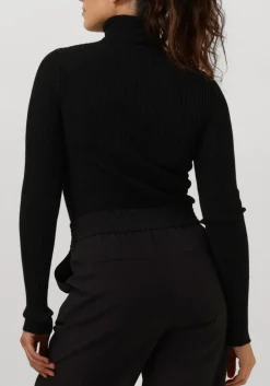 zwarte herskind coltrui bob blouse