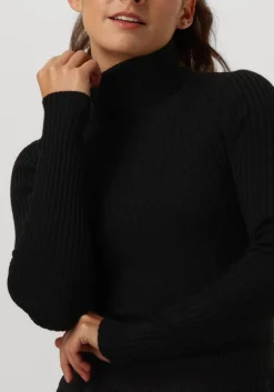 zwarte herskind coltrui bob blouse