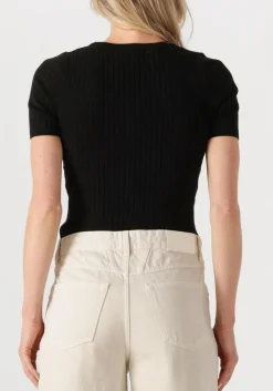 zwarte herskind t-shirt jenny knit blouse