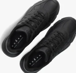 zwarte hogan lage sneakers hyperlight allacciato h