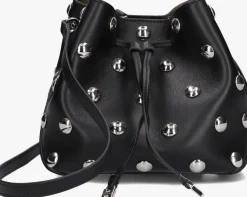 zwarte hogan schoudertas h01r hocket mini borchie