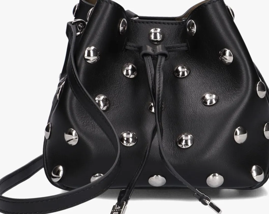 zwarte hogan schoudertas h01r hocket mini borchie