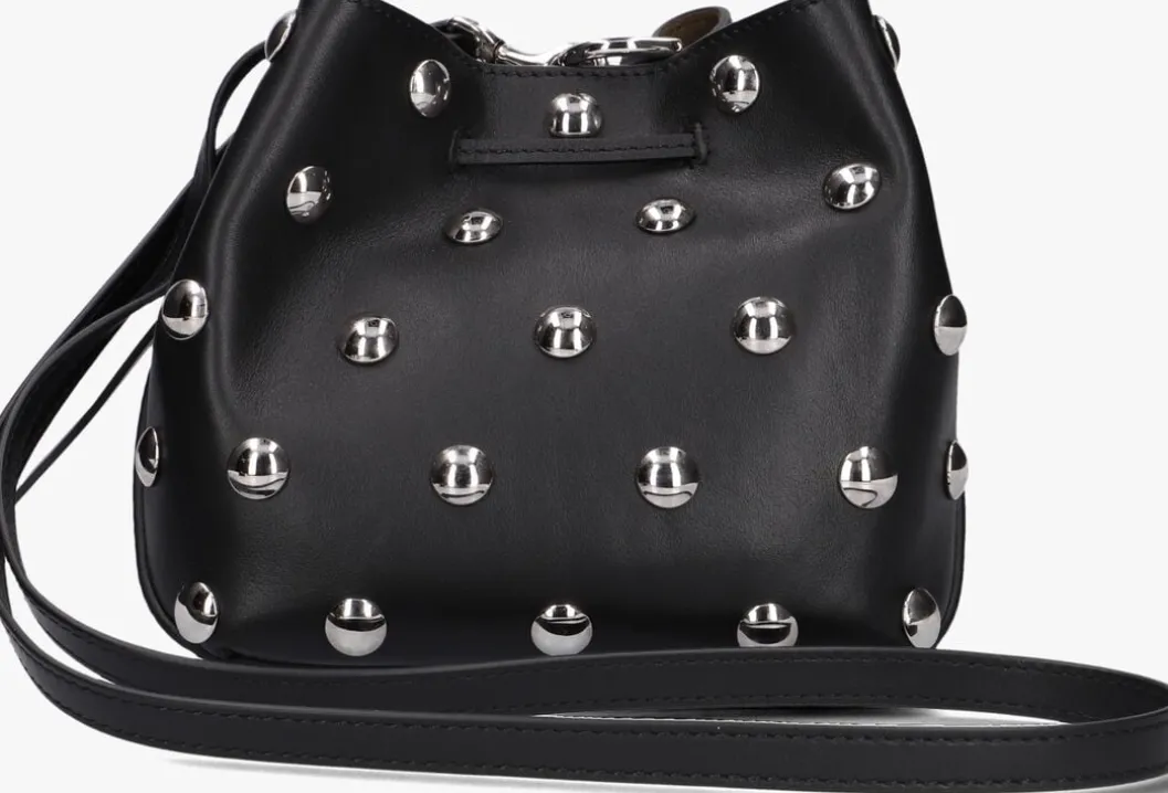 zwarte hogan schoudertas h01r hocket mini borchie