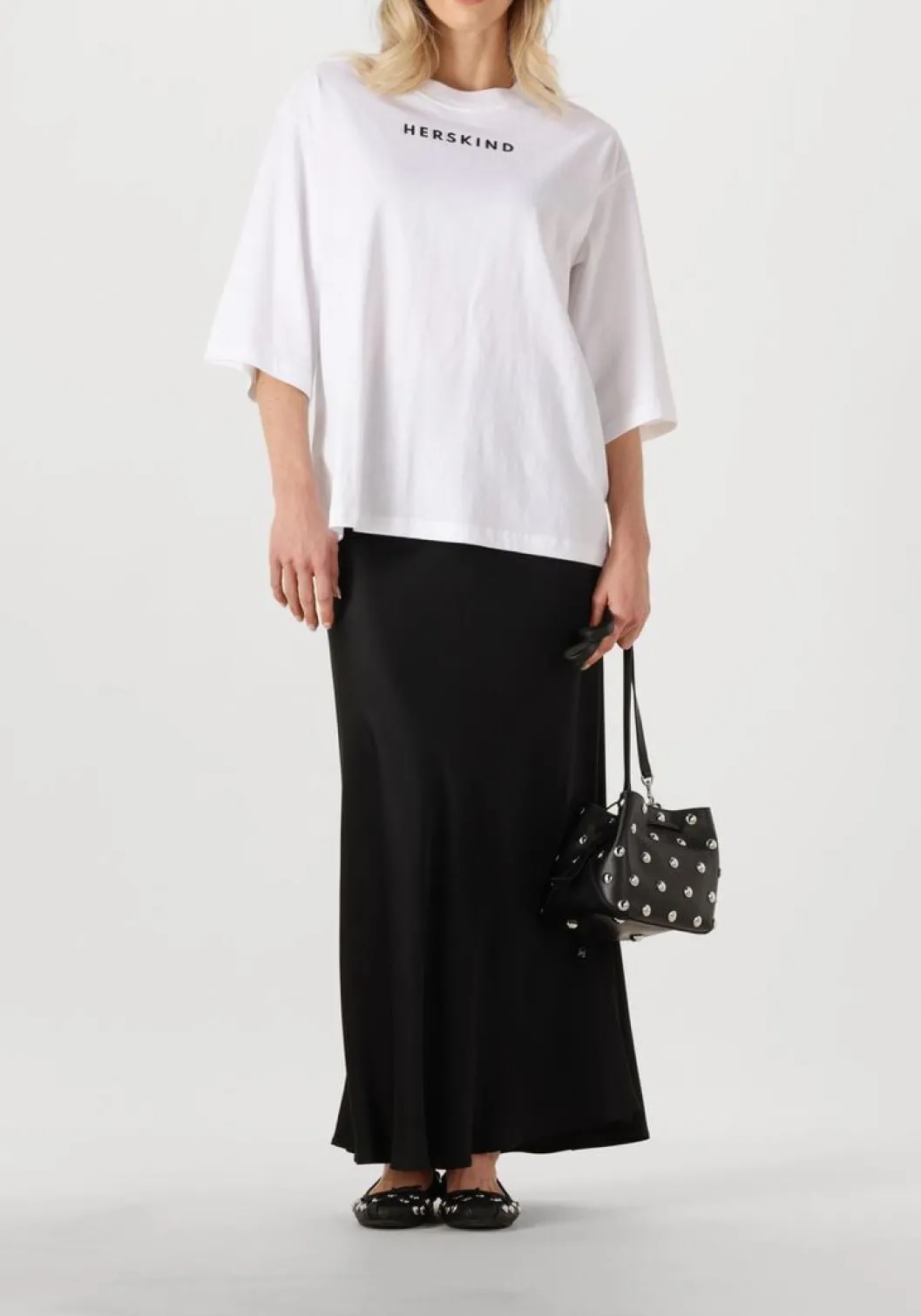 zwarte hogan schoudertas h01r hocket mini borchie