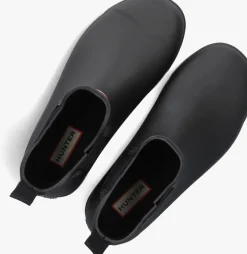 zwarte hunter regenlaarzen womens original chelsea