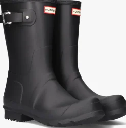 zwarte hunter regenlaarzen mens original short