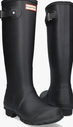 zwarte hunter regenlaarzen womens original tall