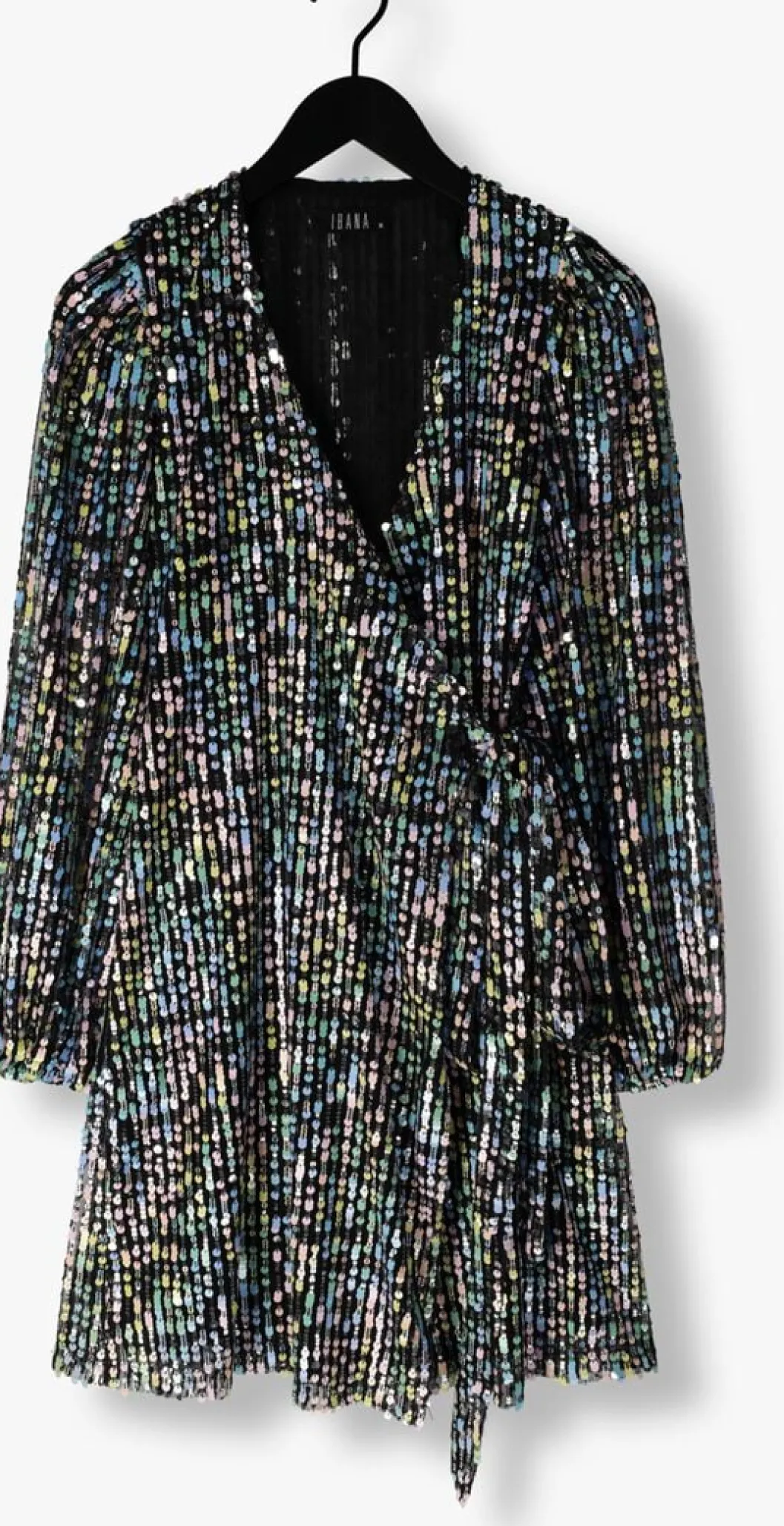 zwarte ibana mini jurk dayina