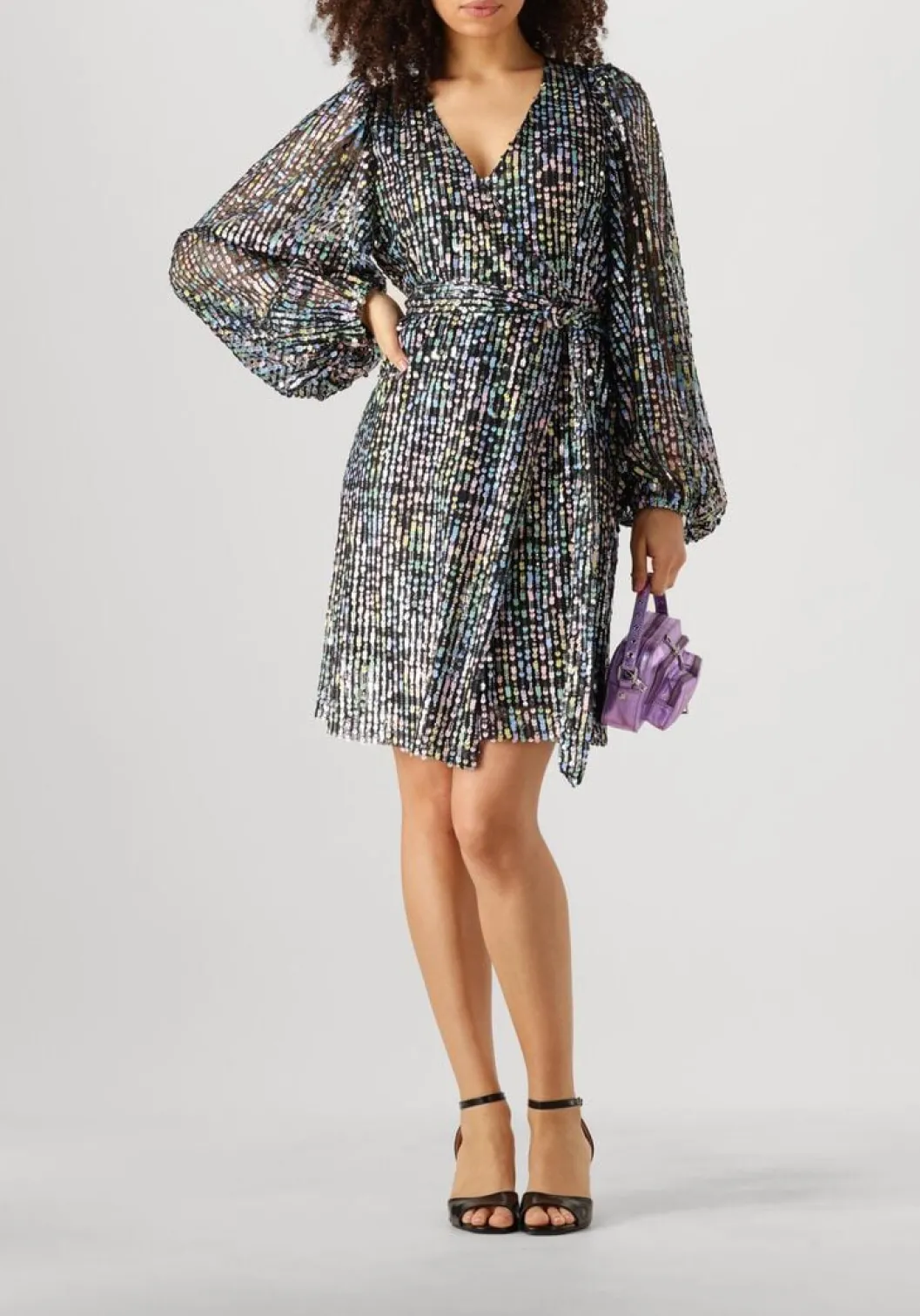 zwarte ibana mini jurk dayina