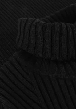 zwarte janice mini jurk jurk gebreid kol travis