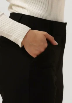 zwarte janice pantalon broek dames marc