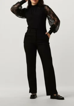 zwarte janice pantalon broek dames marc
