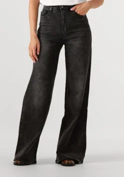 zwarte janice wide jeans mason