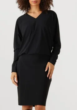 zwarte japan tky midi jurk lymas