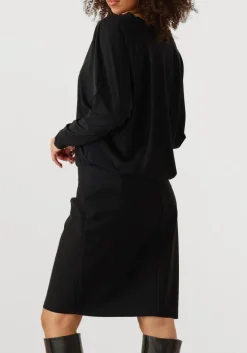 zwarte japan tky midi jurk lymas
