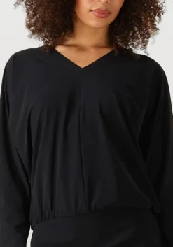 zwarte japan tky midi jurk lymas