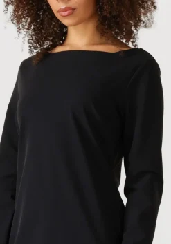 zwarte japan tky midi jurk rohi