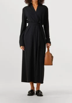 zwarte japan tky midi jurk rasy