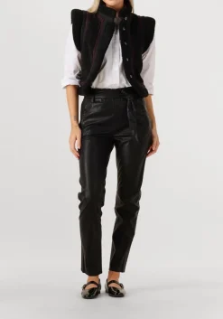 zwarte knit-ted lange broeken francis