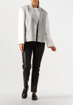 zwarte knit-ted lange broeken francis