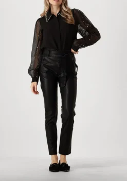 zwarte knit-ted pantalon francis pant