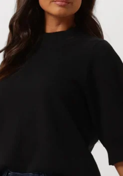 zwarte knit-ted top yara