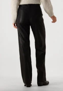 zwarte knit-ted wijde broek naomi pant