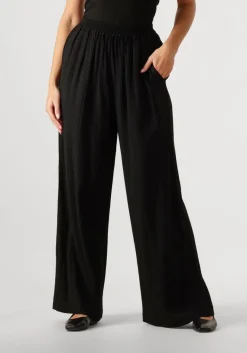 zwarte knit-ted wijde broek jalou