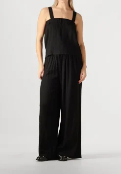 zwarte knit-ted wijde broek jalou