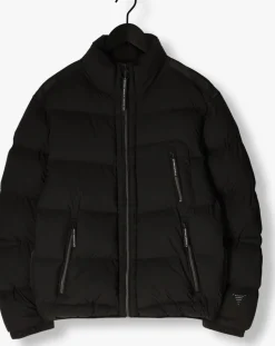 zwarte krakatau gewatteerde jas 125200013