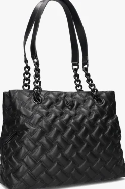 zwarte kurt geiger london handtas kensington tote