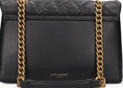 zwarte kurt geiger london handtas kensington x bag